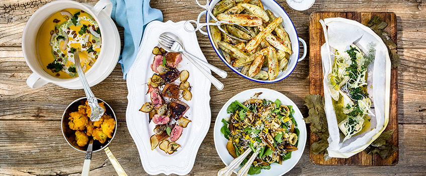 A gourmet picnic spread in South Africa