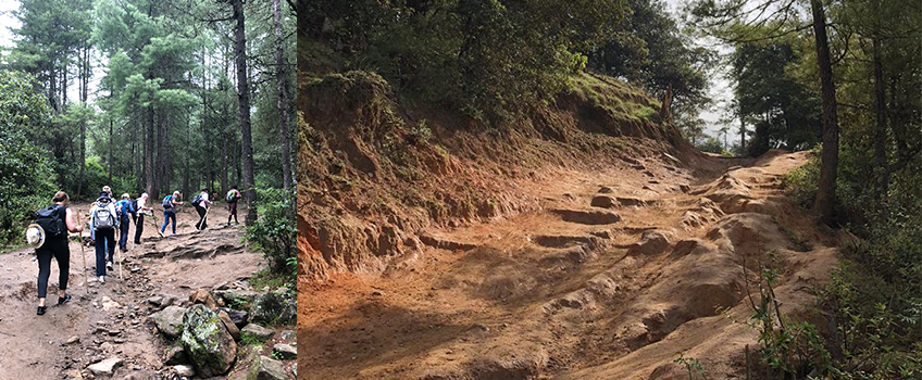 Images of the trail to Tiger's Nest, Bhutan
