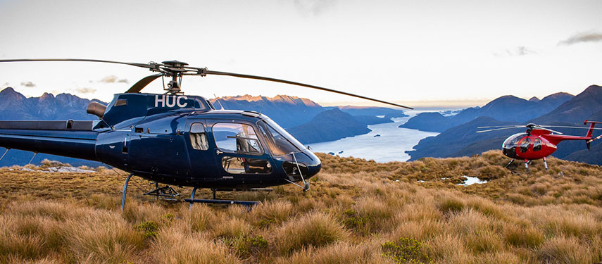 Helicopter flights in the alpine regions are some of the most breathtaking things to do in New Zealand