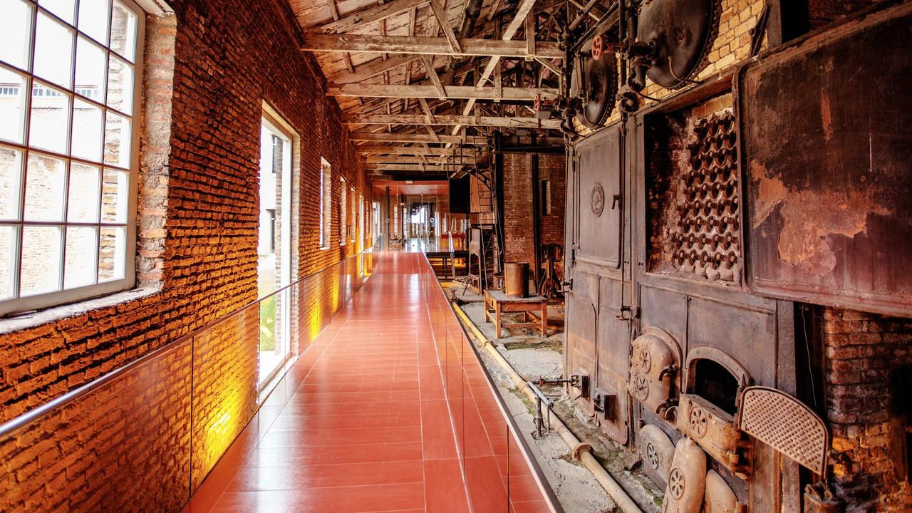 Once an abattoir, Chile's Singular Patagonia hotel interior still reflects its former identity