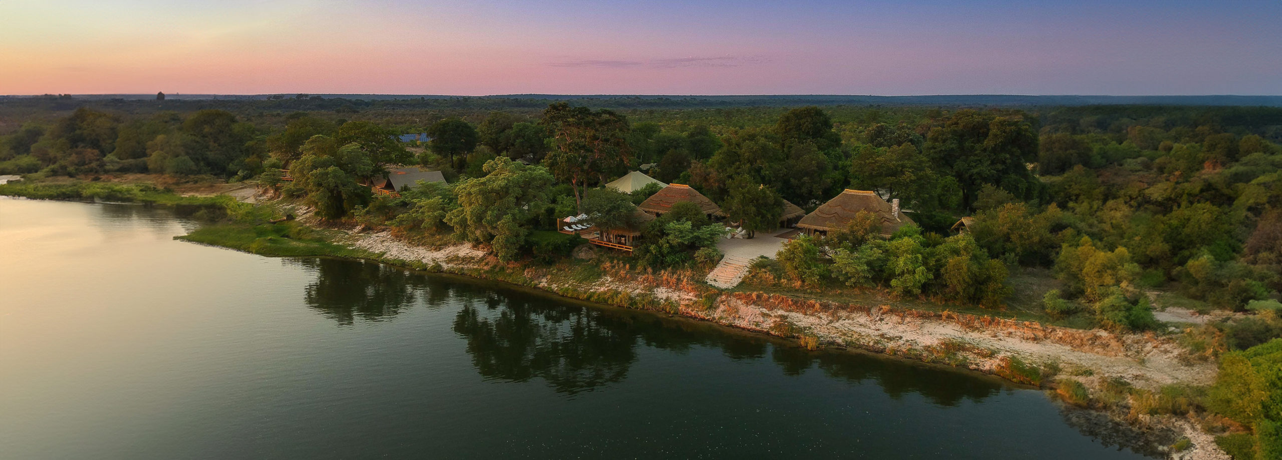 Mpala Jena Located On The Banks Of The Zambezi River, Zimbabwe