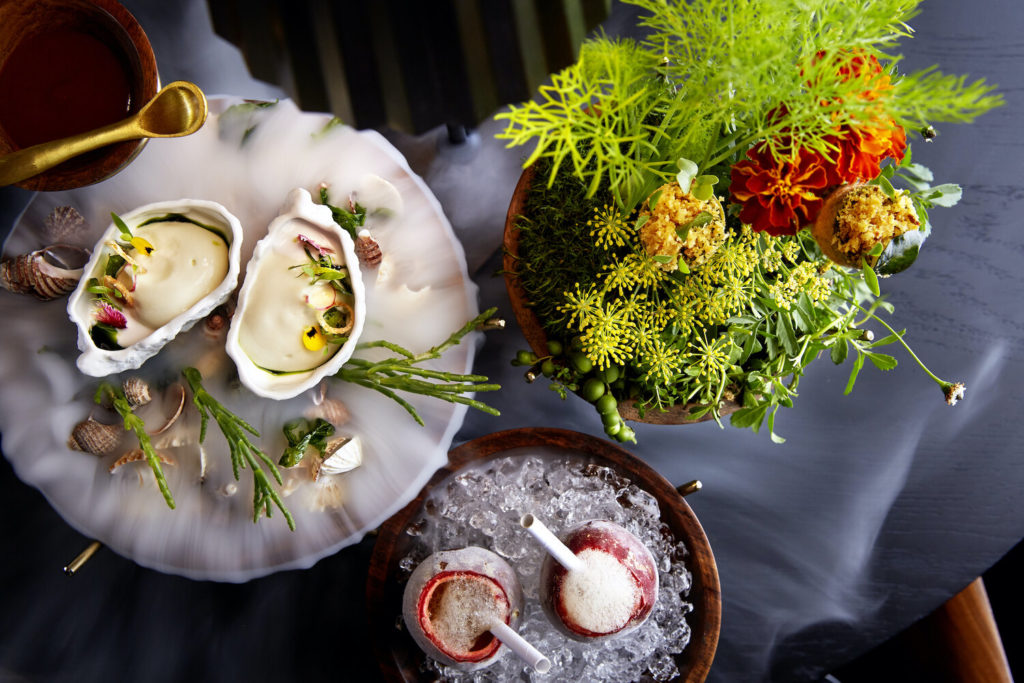 Extraordinary dish of oysters at Epice, Dining in Cape Town