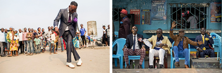 Sapeurs in Brazzaville, Congo