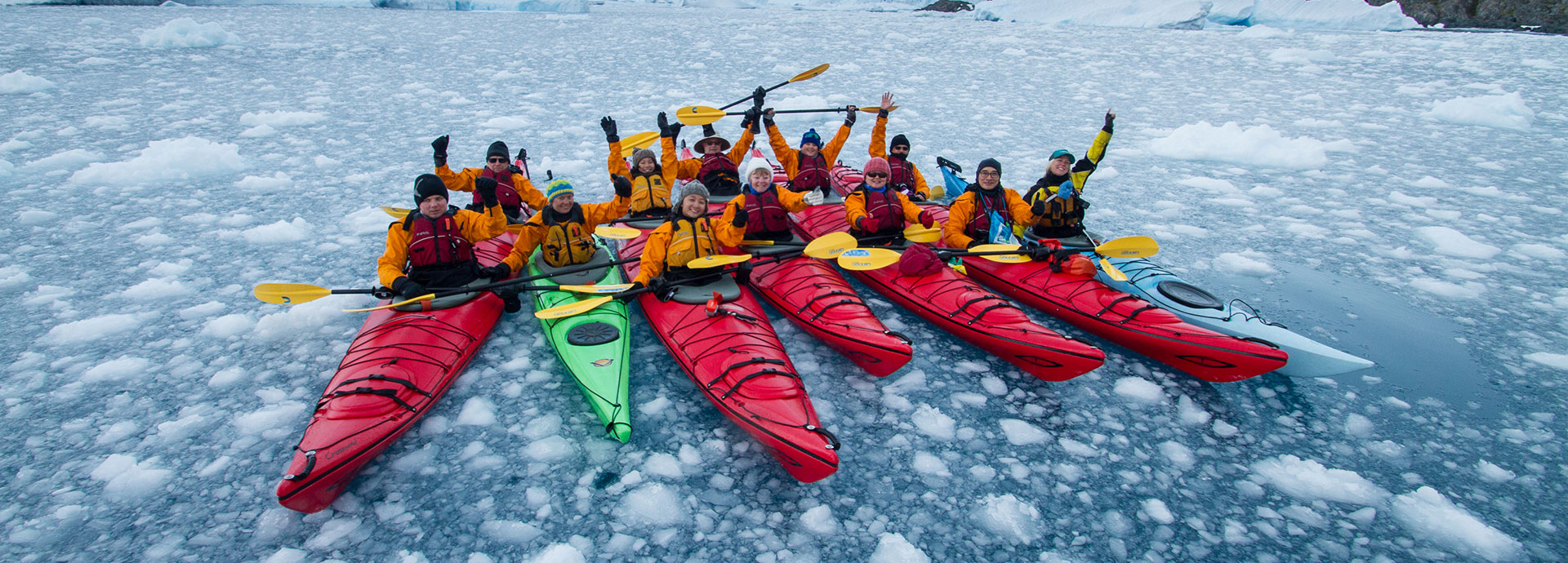 kayaking in Antarctica with Antarctica fly cruise - what a way to see it