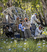 Tourists sightseeing in the floodplains of Kakadu National Park