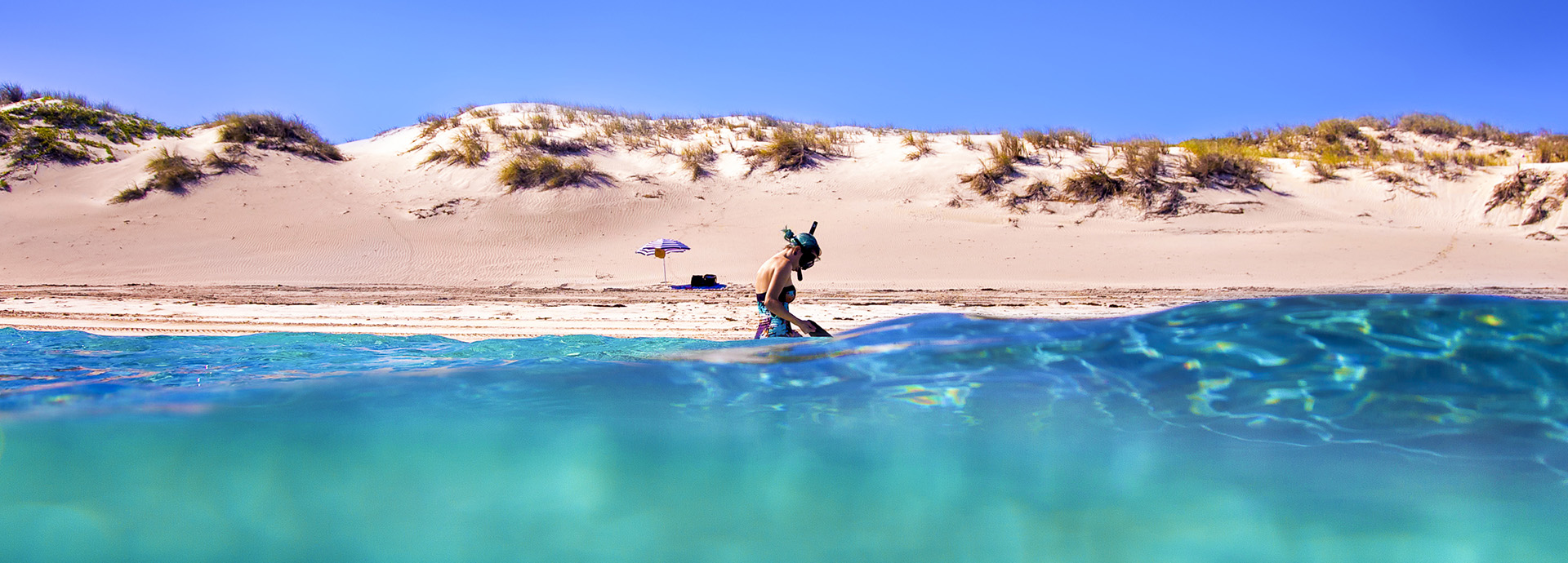 snorkelling near Ningaloo Reef in Westerna Australia