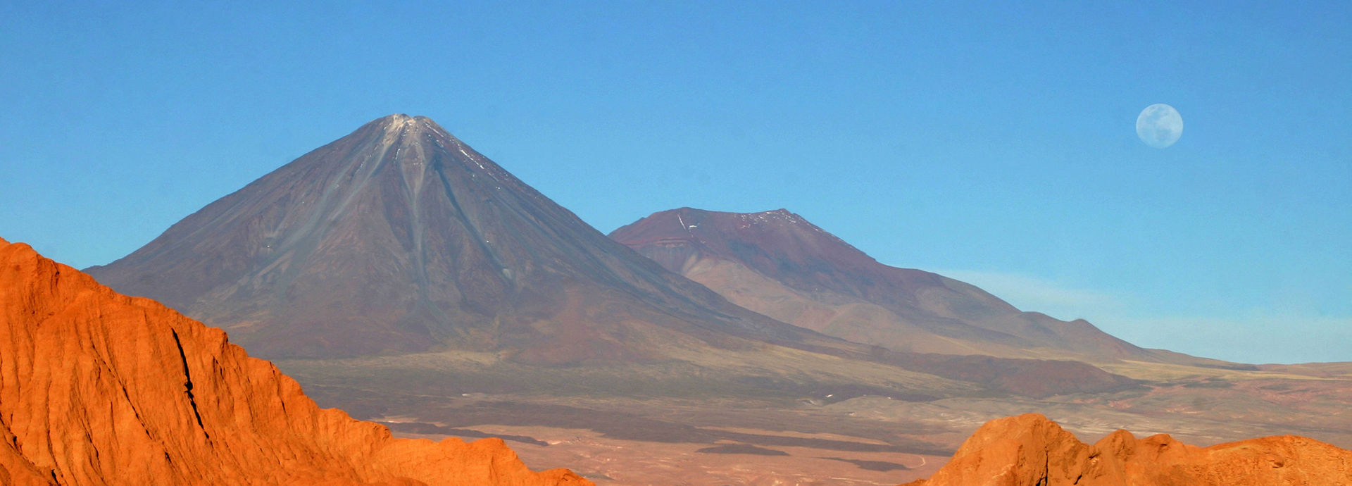 Moonrise over the Atacama Desert