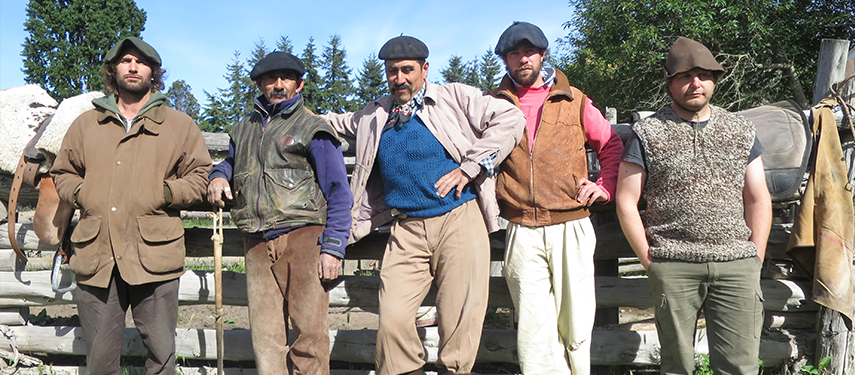 A collection of gauchos with Jakob von Plessen (Jakotango) in Argentina