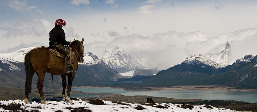 Horse ride amongst stunning Patagonian scenery in Argentina when at Aguas Arribas