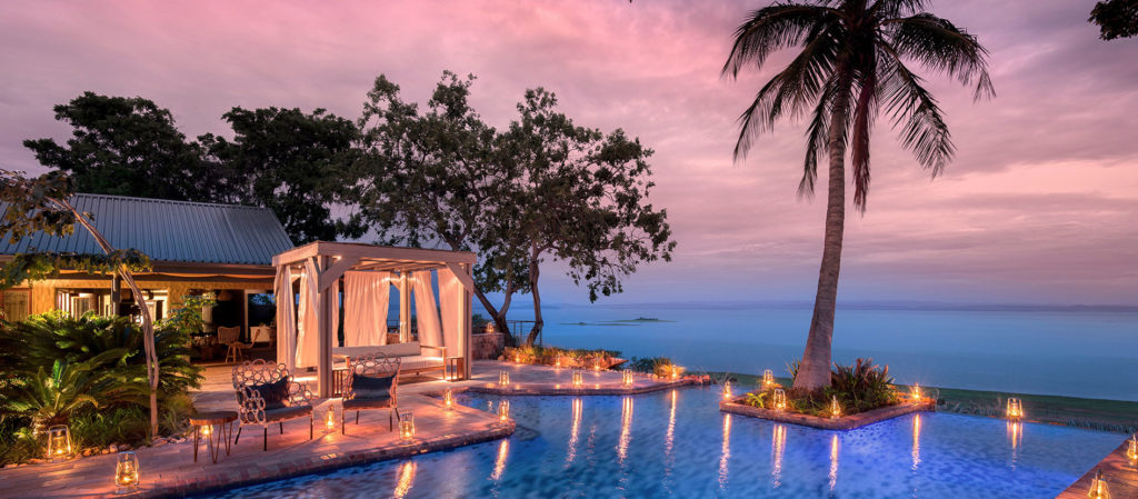 A view over Lake Kariba whilst staying at Bumi Hills Safari Lodge with African Bush Camps