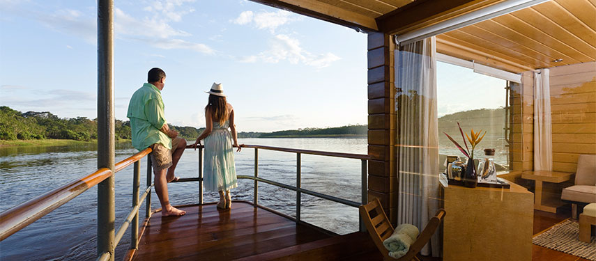 Luxury cruise on the Amazon, Peru