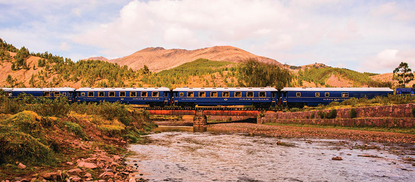 Belmond Hiram Bingham train journey to the Incan Empire, Machu Picchu