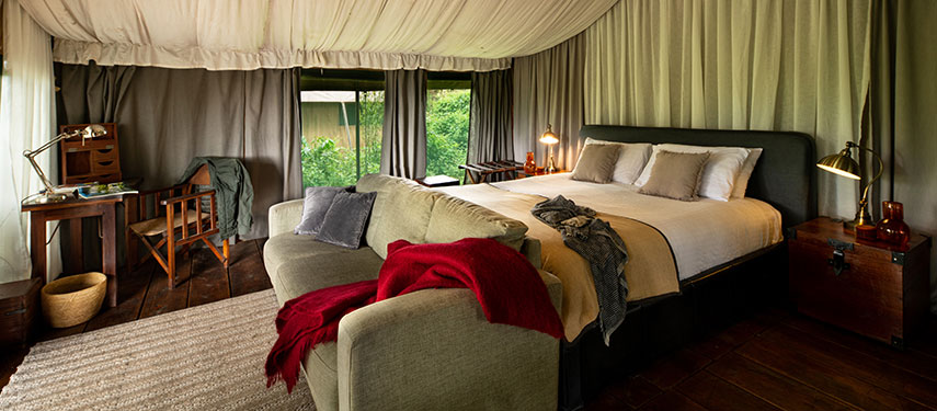 Lemala Ngorongoro Camp Double Bedroom