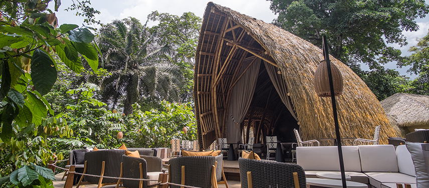 Luxury beachside accommodation in Africa