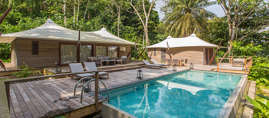 Luxury beachside accommodation in Africa